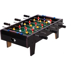 Mini stolní fotbal fotbálek s nožičkami 70x37x25 cm | černý