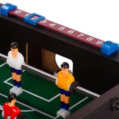 Náhradní díly k mini stolnímu fotbálku s nožičkami 70x37x25 cm | černý č.3