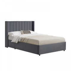 Čalouněná postel Savona 140x 200 cm s úložným prostorem | tmavě šedá č.2