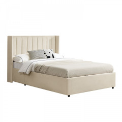 Čalouněná postel Savona 140x 200 cm s úložným prostorem | béžová č.2