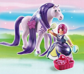 Playmobil 6167 Princess Viola a česací kůň č.2