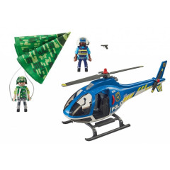 Playmobil 70569 Policejní vrtulník: Pronásledování na padáku č.3