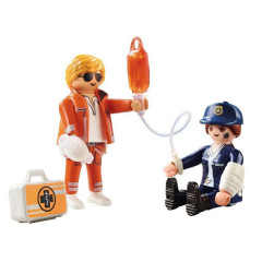 Playmobil 70823 DuoPack Pohotovostní lékař a policistka č.3