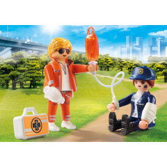 Playmobil 70823 DuoPack Pohotovostní lékař a policistka č.2