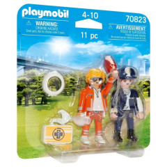 Playmobil 70823 DuoPack Pohotovostní lékař a policistka č.1