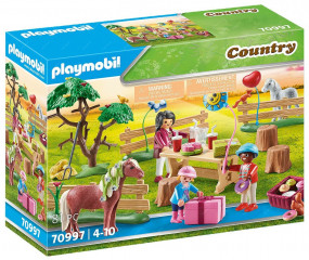 Playmobil 70997 Oslava narozenin na farmě s poníky č.1