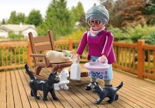 Playmobil 71172 Babička s kočkami č.2