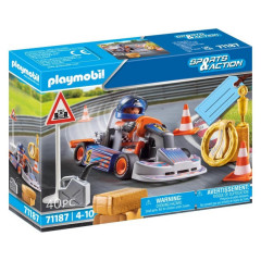 Playmobil 71187 Motokárový závodník č.1