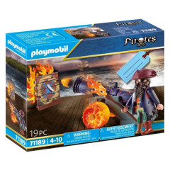 Playmobil 71189 Pirát s dělem č.1