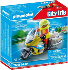 Playmobil 71205 Záchranářský motocykl s blikajícím světlem č.1