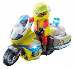 Playmobil 71205 Záchranářský motocykl s blikajícím světlem č.3