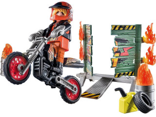 Playmobil 71256 Starter Pack Kaskadér a ohnivá zeď č.2