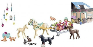 Playmobil 71345 Adventní kalendář Koně: Vánoční jízda na saních č.3