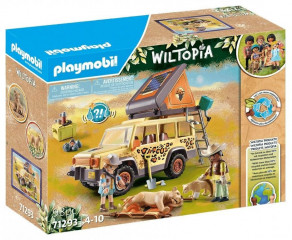 Playmobil Wiltopia 71293 S terénním vozidlem mezi lvy č.1