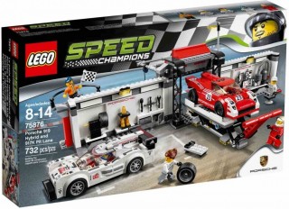LEGO Speed Champions 75876 Porsche 919 Hybrid a 917K ulička v boxech č.1