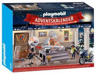 Playmobil 71347 Adventní kalendář Policie: Krádež v muzeu č.1