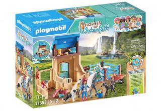 Playmobil Horses of Waterfall 71353 Amelia & Whisper s boxem pro koně č.1