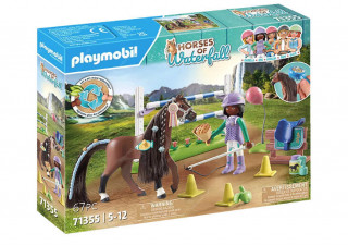 Playmobil Horses of Waterfall 71355 Zoe & Blaze s turnajovým hřištěm č.1