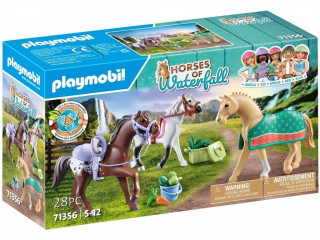 Playmobil Horses of Waterfall 71356 3 koně: Morgan, Quarter Horse a Shagya Arabian č.1