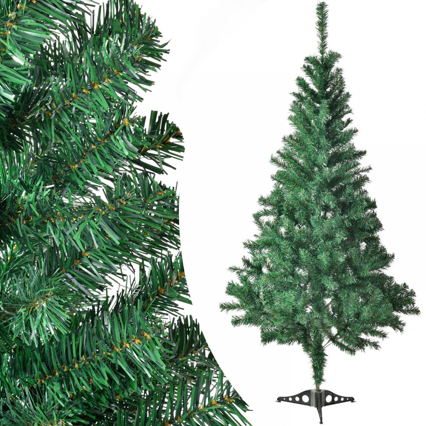 Goleto Umělý vánoční stromek 150 cm zelený