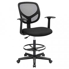 Ergonomická kancelářská židle s výškou sedáku 55-75 cm | černá č.2
