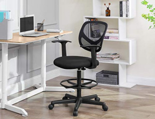 Ergonomická kancelářská židle s výškou sedáku 55-75 cm | černá č.1