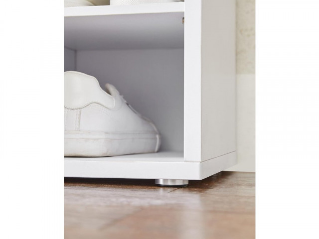 Botník s lavicí 30 x 105 x 48cm | bílý č.4