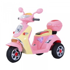 Dětská elektrická motorka | růžová
