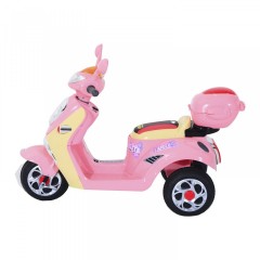 Dětská elektrická motorka | růžová č.2