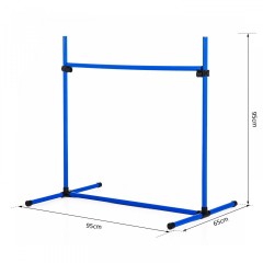 Agility překážky pro psy 95 x 65 x 95 cm| modrá č.3