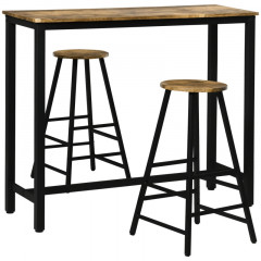 Barový stůl se stoličkami Tod | hnědý č.2