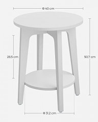 Kulatý odkládací stolek | Ø 40 cm č.3