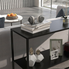 Konzolový stolek 90 x 30 x 75 cm | černý č.3