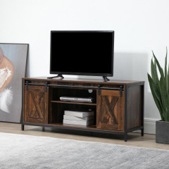 Konferenční TV stolek 120 x 40 x 54cm | černo-hnědý č.2