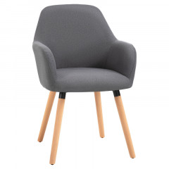 Čalouněná židle Vanda | tmavě šedá č.3