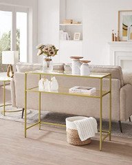 Konzolový stolek 100 x 35 x 80 cm | zlatý č.1