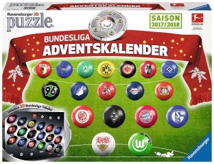 Adventní kalendář Bundesliga 3D Ravensburger 2017/2018 č.1