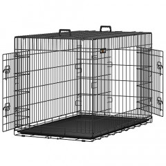 Přepravní box pro psy XXL 122 x 76 x 81 cm | černý č.1