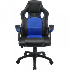 Kancelářská židle Racing design | modro-černá č.3