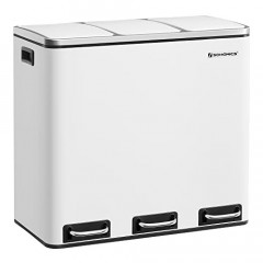 Kuchyňský odpadkový koš 3x18 l | bílý č.3