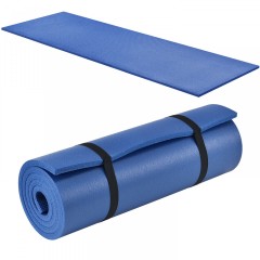 Gymnastická podložka na cvičení 185 x 60 x 1 cm, modrá č.1