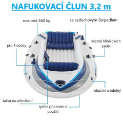 Nafukovací člun se dvěma lavicemi | 3,22 m č.2