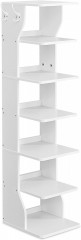 7 patrový všestranný botník 30 x 26,4 x 110,4 cm | bílý č.2