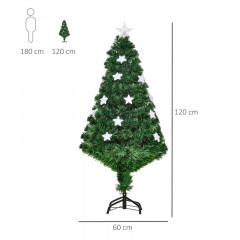 Umělý vánoční stromek včetně dekorací Ø60 x 120 cm | zelený č.2