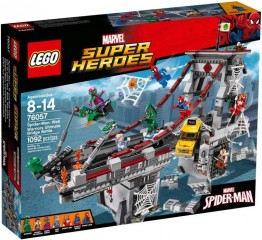 LEGO Super Heroes 76057 Spiderman: Úžasný souboj pavoučích válečníků na mostě