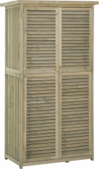 Zahradní kůlna na nářadí 87x46,5x160 cm | šedá