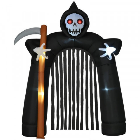 Nafukovací halloweenský oblouk s LED světly | 2,85 m č.2