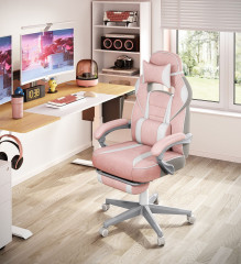 Ergonomická herní židle | růžová