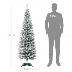 Umělý vánoční zasněžený stromek | Ø55 x 180 cm č.2