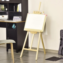 Malířský skládací stojan 51,5 x 71,5 x 134,5 cm | přírodní č.1